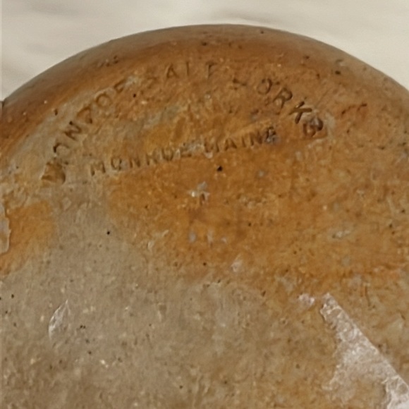 Vintage Monroe Salt Works of Maine Mug Pottery Glaze Rooster Ceramic - Picture 7 of 7